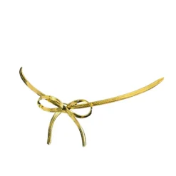 Necklaces & Chokers*Boogzel Clothing Metal Bow Choker Necklace