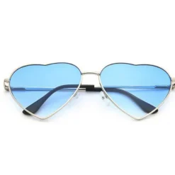 Sunglasses*Boogzel Clothing Metal Frame Heart Shape Sunglasses