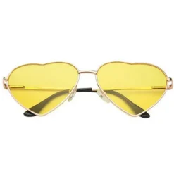Sunglasses*Boogzel Clothing Metal Frame Heart Shape Sunglasses