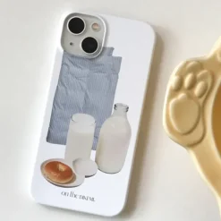 Iphone Cases*Boogzel Clothing Milk & Donut iPhone Case White