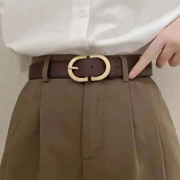 Belts & Chains*Boogzel Clothing Minimalist Aesthetic Buckle Belt