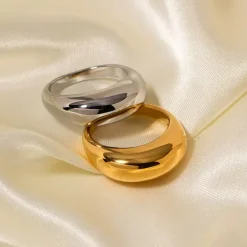 Rings*Boogzel Clothing Minimalist Aesthetic Couple Rings