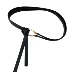 Belts & Chains*Boogzel Clothing Minimalist Aesthetic Leather Belt Black