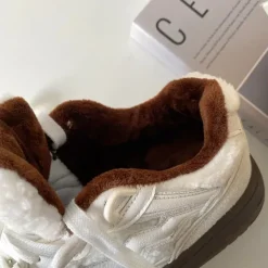 Aesthetic Sneakers*Boogzel Clothing Minimalist Aesthetic Soft Sneakers Grey/brown