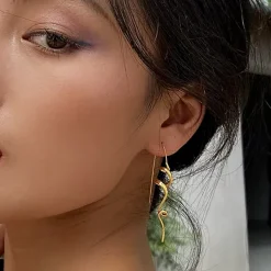 Earrings*Boogzel Clothing Minimalist Aesthetic Spiral Earrings