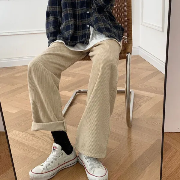 Pants & Trousers*Boogzel Clothing Minimalist Outfit Cord Pants