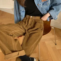 Pants & Trousers*Boogzel Clothing Minimalist Outfit Cord Pants