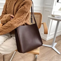 Bags & Purses*Boogzel Clothing Minimalist Soft Leather Tote Bag
