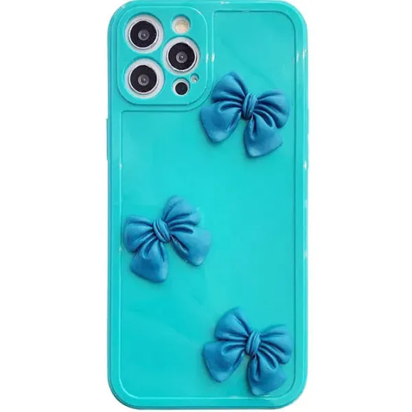 Iphone Cases*Boogzel Clothing Mint Bow iPhone Case Blue