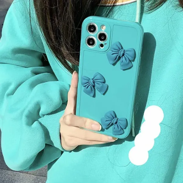 Iphone Cases*Boogzel Clothing Mint Bow iPhone Case Blue