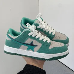 Classics|Aesthetic Sneakers*Boogzel Clothing Mint Green Star Sneakers MintGreen
