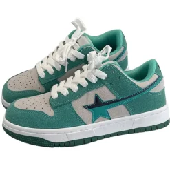 Classics|Aesthetic Sneakers*Boogzel Clothing Mint Green Star Sneakers MintGreen