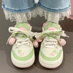 Mad|Aesthetic Sneakers*Boogzel Clothing Mint Tulip Sneakers Green