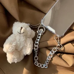 Iphone Cases*Boogzel Clothing Mirror Bear Chain iPhone Case