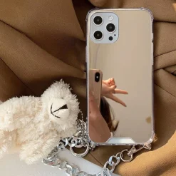 Iphone Cases*Boogzel Clothing Mirror Bear Chain iPhone Case