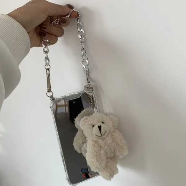 Iphone Cases*Boogzel Clothing Mirror Bear Chain iPhone Case