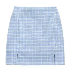 Skirts*Boogzel Clothing Missed Calls Mini Skirt Blue