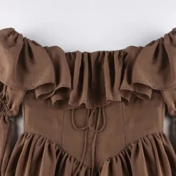 Dresses & Rompers*Boogzel Clothing Mocha Mini Dress Brown