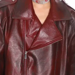 Coats & Jackets*Boogzel Clothing Model Behavior 90s Style Moto Jacket Red