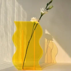 Flower Vases|Aesthetic Room Decor*Boogzel Clothing Modern Abstract Acrylic Vase