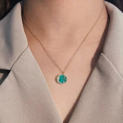Necklaces & Chokers*Boogzel Clothing Moon & Stars Pendant Necklace Gold