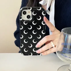 Iphone Cases*Boogzel Clothing Moon iPhone Case Black