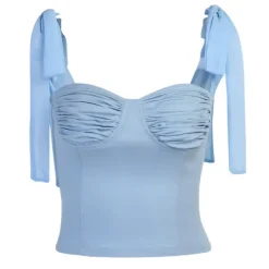 Y2K Tops|Corset Tops*Boogzel Clothing Morning In Paris Bow Tie Top