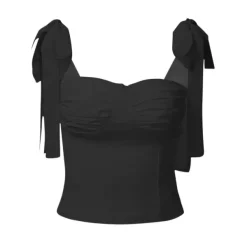 Y2K Tops|Corset Tops*Boogzel Clothing Morning In Paris Bow Tie Top