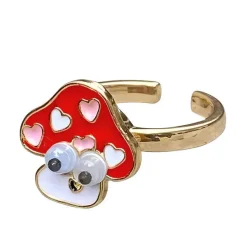 Anxiety Rings|Rings*Boogzel Clothing Mushroom Anxiety Ring