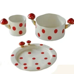 Aesthetic Kitchen|Aesthetic Room Decor*Boogzel Clothing Mushroom Ceramic Mug