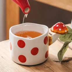 Aesthetic Kitchen|Aesthetic Room Decor*Boogzel Clothing Mushroom Ceramic Mug