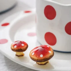 Aesthetic Kitchen|Aesthetic Room Decor*Boogzel Clothing Mushroom Ceramic Mug