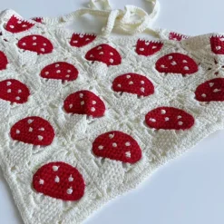 Other|Hats*Boogzel Clothing Mushroom Crochet Hair Scarf