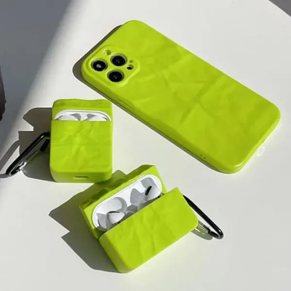 Iphone Cases*Boogzel Clothing Neon AirPods Case Green