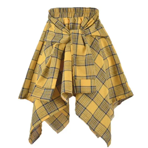 Skirts*Boogzel Clothing Nevermind Plaid Skirt