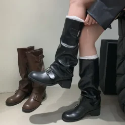 Classics|Boots / Platform Boots*Boogzel Clothing No Apologies Wide Calf Tube Boots