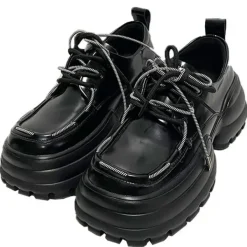 Mad|Boots / Platform Boots*Boogzel Clothing Nonconformist Platform Boots Black