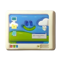 Aesthetic Room Decor|Other*Boogzel Clothing Nostalgic Windows XP Smile Mouse Mat