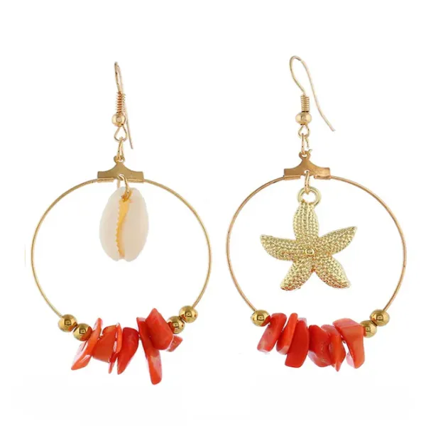 Earrings*Boogzel Clothing Ocean Shell Mermaid Aesthetic Earrings