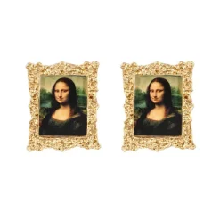 Earrings*Boogzel Clothing Oil Painting Aesthetic Earrings