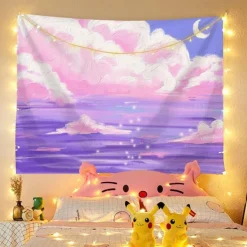 Posters / Tapestry|Lights & Lamps*Boogzel Clothing Oil Painting Tapestry & LED Lights Set