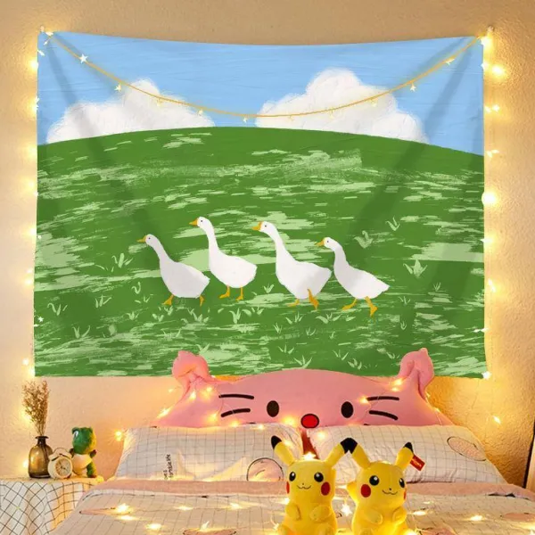 Posters / Tapestry|Lights & Lamps*Boogzel Clothing Oil Painting Tapestry & LED Lights Set