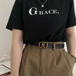 Belts & Chains*Boogzel Clothing Old Money Aesthetic Thin Belt