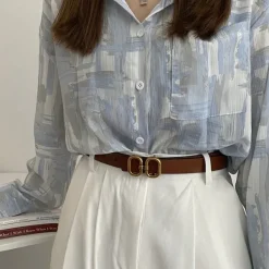 Belts & Chains*Boogzel Clothing Old Money Aesthetic Thin Belt