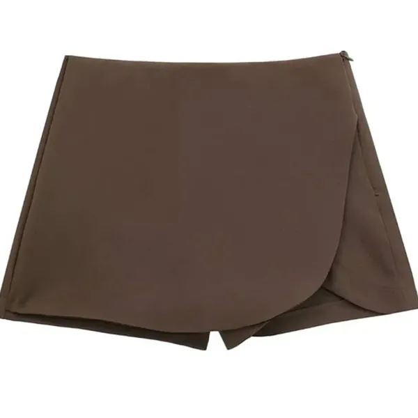 Skirts*Boogzel Clothing Old Money Asymmetric Mini Skort