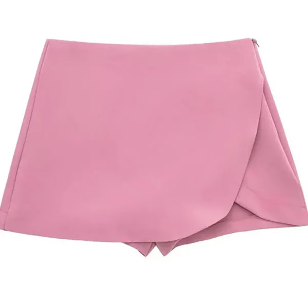 Skirts*Boogzel Clothing Old Money Asymmetric Mini Skort