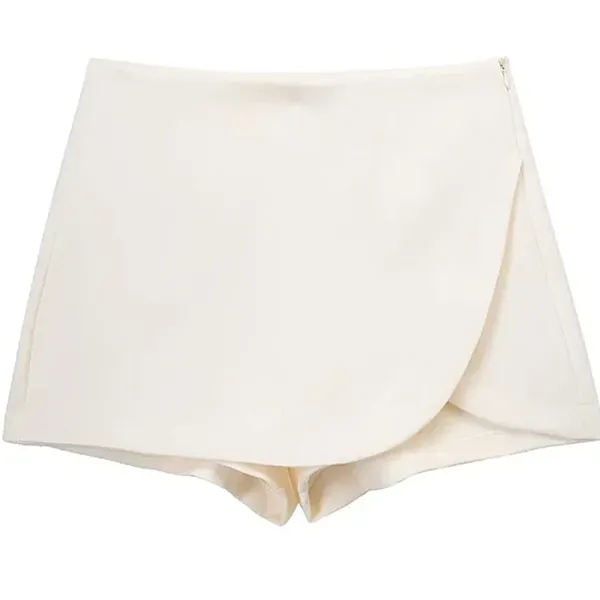 Skirts*Boogzel Clothing Old Money Asymmetric Mini Skort