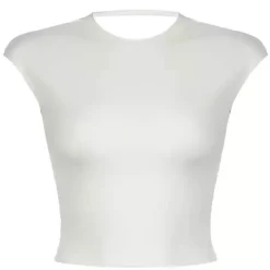 Y2K Tops|Crop Tops*Boogzel Clothing Old Money Open Back Crop Top