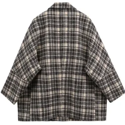 Coats & Jackets*Boogzel Clothing Old Money Plaid Jacket Brown