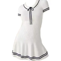 Dresses & Rompers*Boogzel Clothing Old Money Yacht Club Dress White